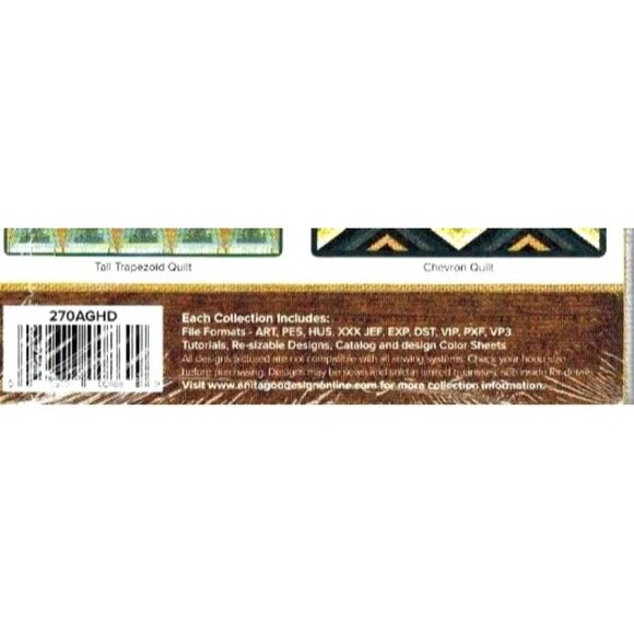 Anita Goodesign Untraditional Quilt Blocks Design Collection - Picture 8 of 9